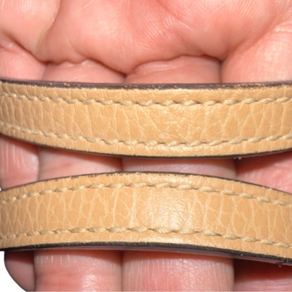 Gucci Swing tote bag in beige/tan pebbled leather EUC - Picture 4 of 7